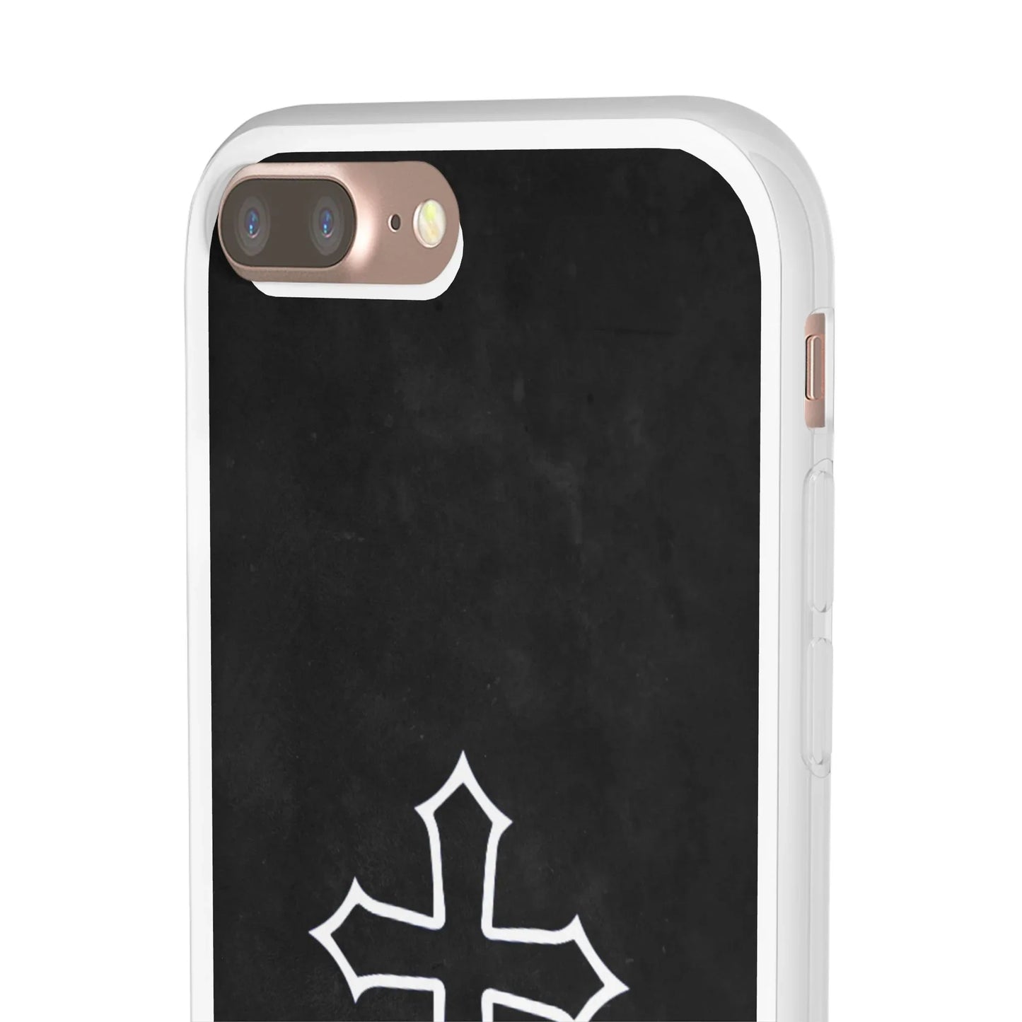 Black Christian Cross Phone Case - Flexible Edition - Sheep Of Jesus
