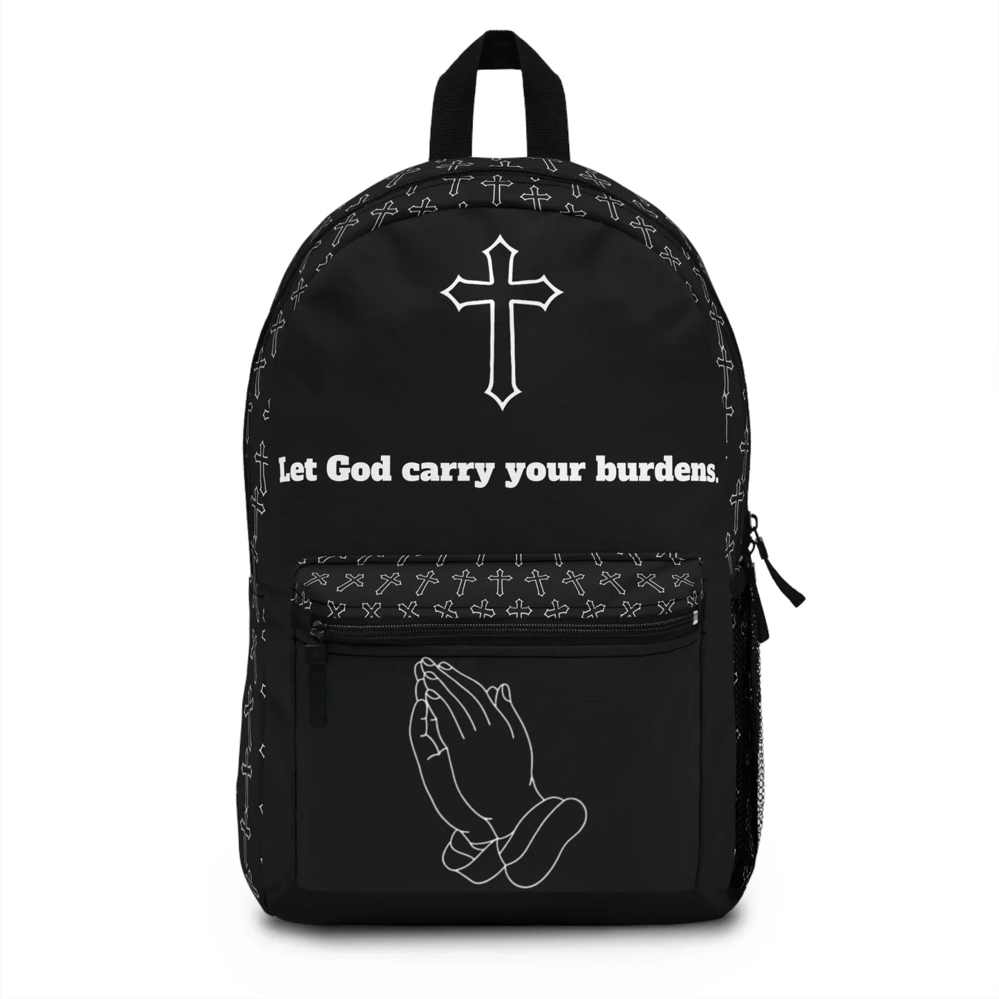 Faith-Inspired Backpack for Everyday Use, Christian Gift, Religious School Bag, Prayer Backpack, Inspirational Travel Essentials - Sheep Of Jesus