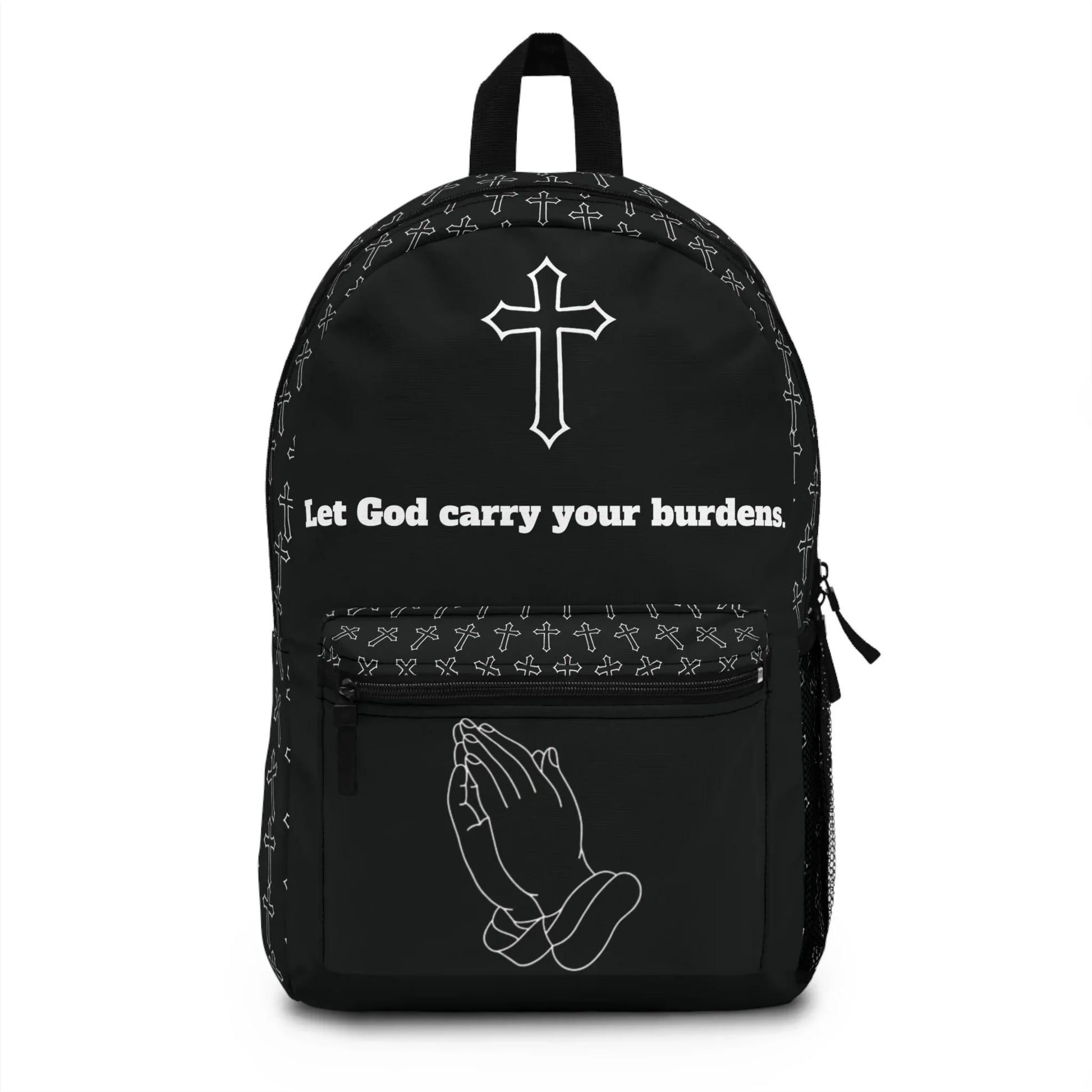 Faith-Inspired Backpack for Everyday Use, Christian Gift, Religious School Bag, Prayer Backpack, Inspirational Travel Essentials - Sheep Of Jesus