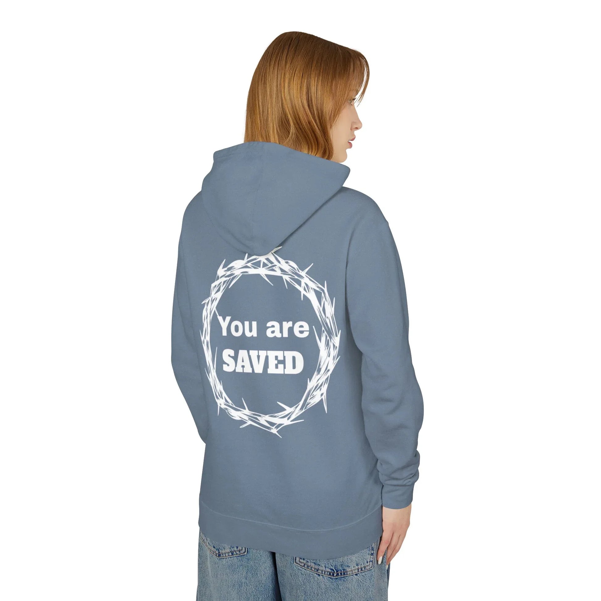 "Don't Forget Why", Faith-Inspired Lightweight Hoodie - Sheep Of Jesus