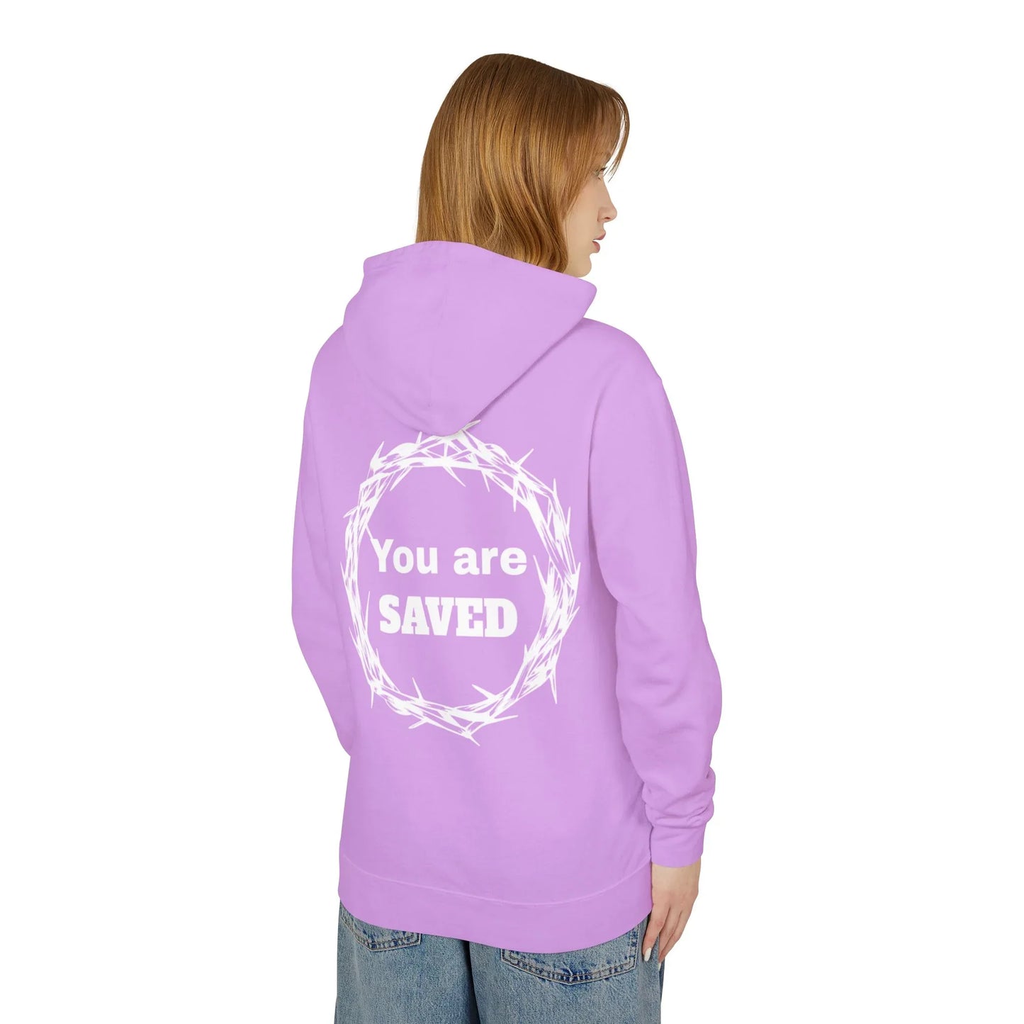 "Don't Forget Why", Faith-Inspired Lightweight Hoodie - Sheep Of Jesus