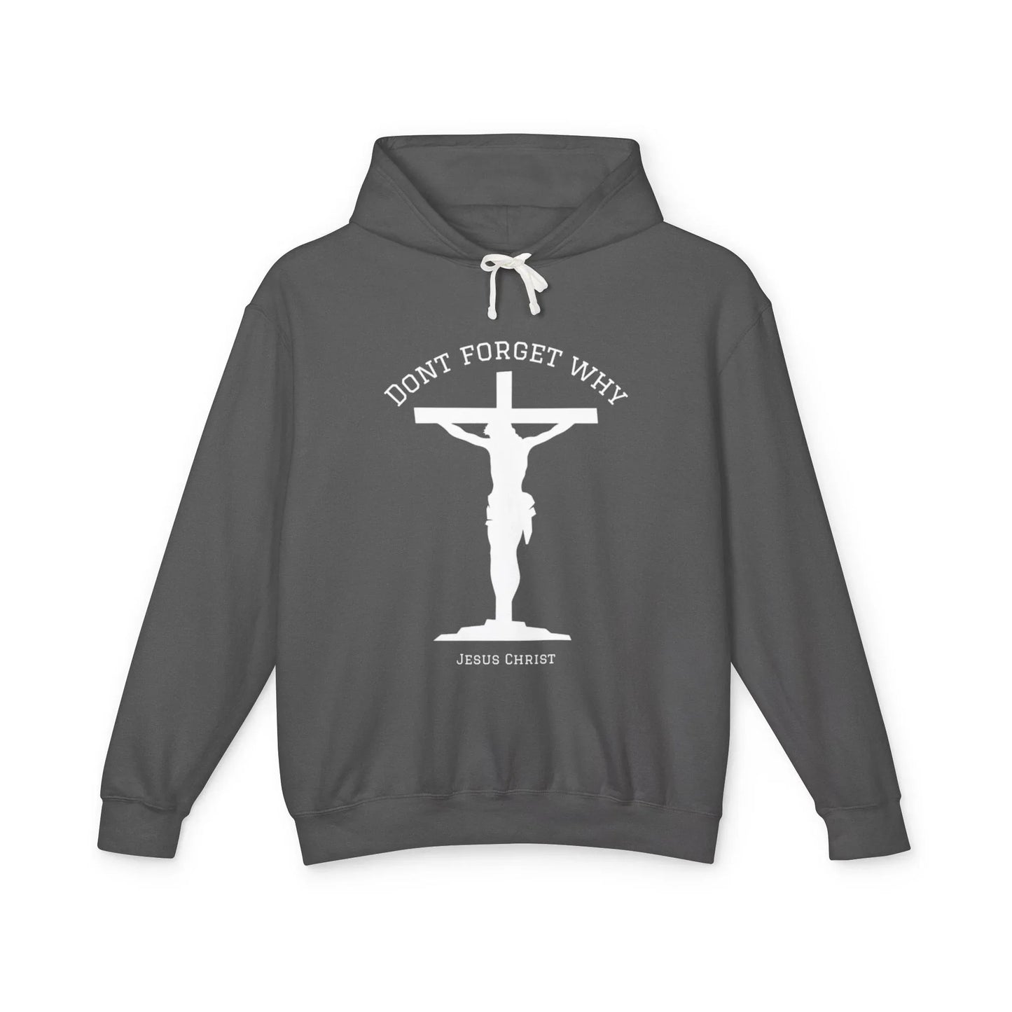 "Don't Forget Why", Faith-Inspired Lightweight Hoodie - Sheep Of Jesus