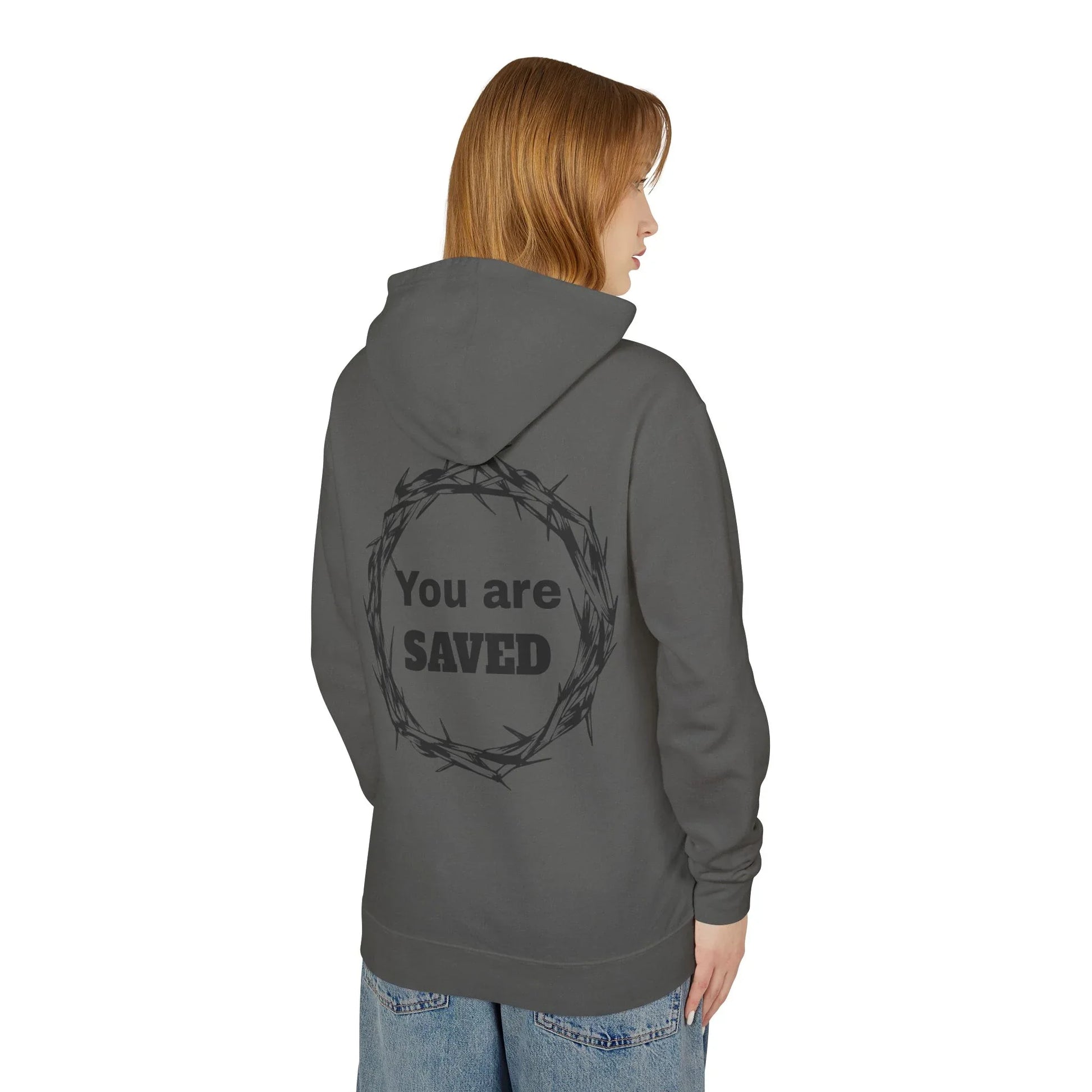 "Don't Forget Why", Faith-Inspired Lightweight Hoodie - Sheep Of Jesus