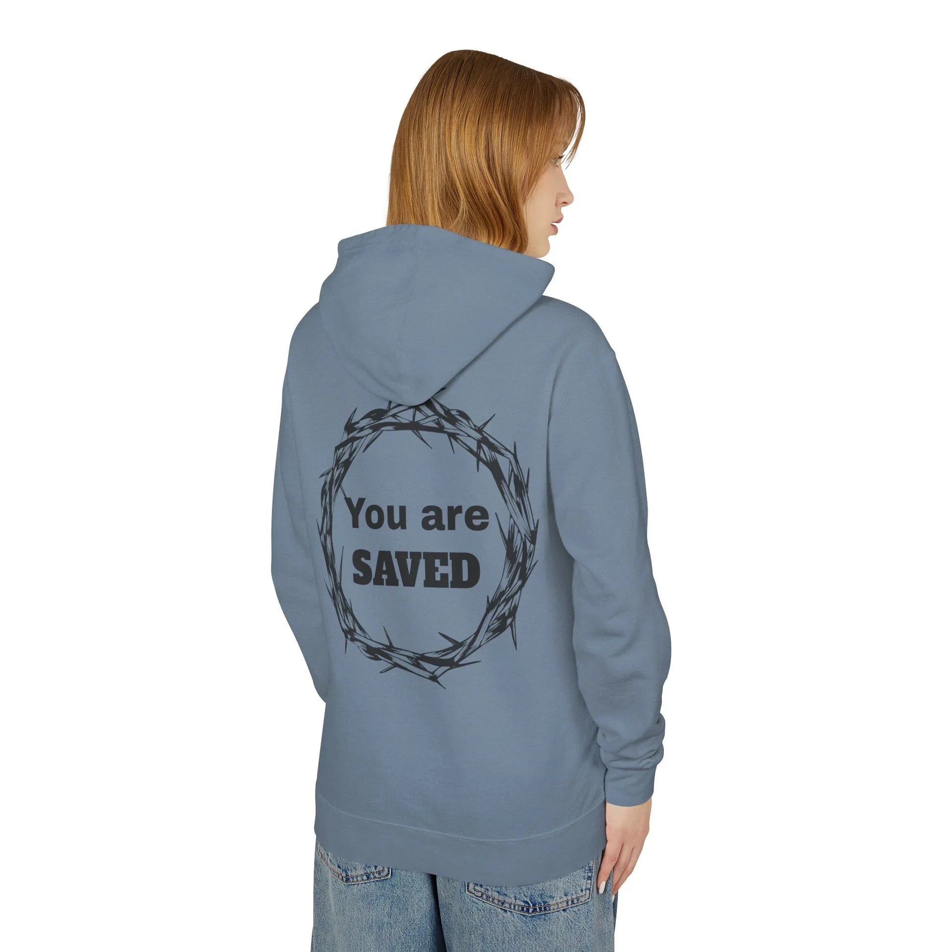 "Don't Forget Why", Faith-Inspired Lightweight Hoodie - Sheep Of Jesus