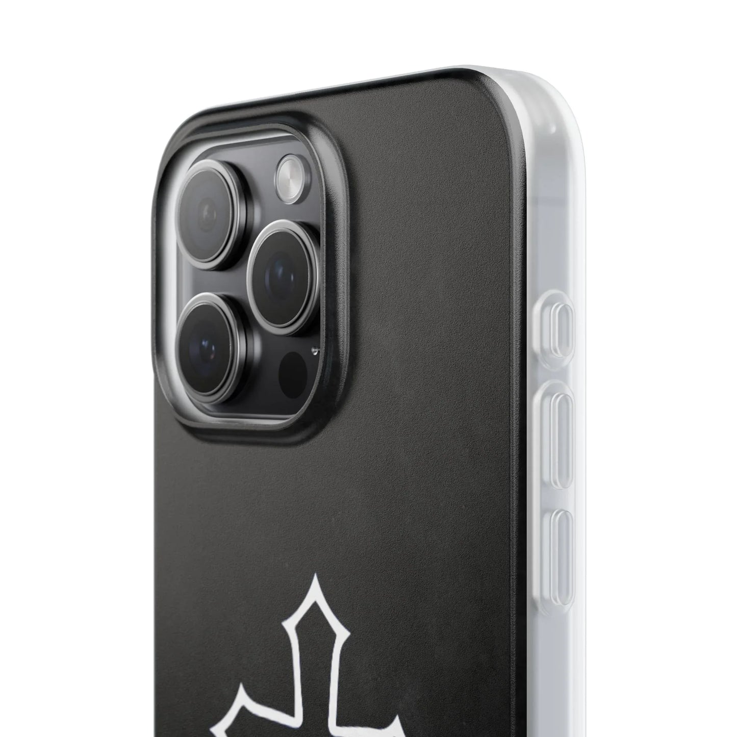 Black Christian Cross Phone Case - Flexible Edition - Sheep Of Jesus