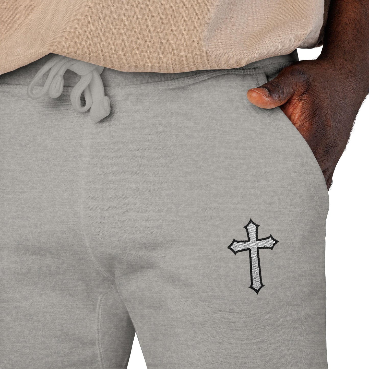 Cozy Religious Joggers - Sheep Of Jesus