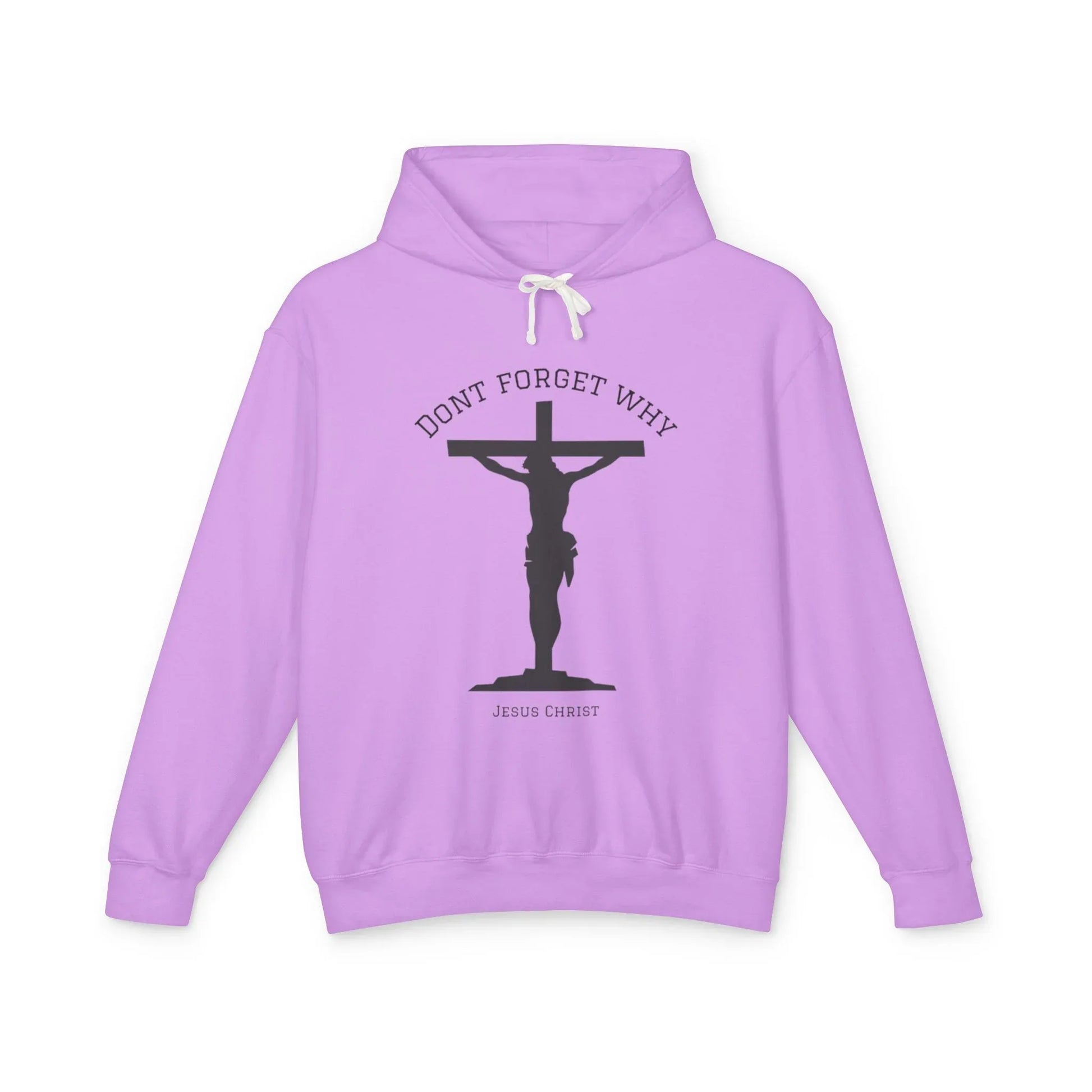 "Don't Forget Why", Faith-Inspired Lightweight Hoodie - Sheep Of Jesus