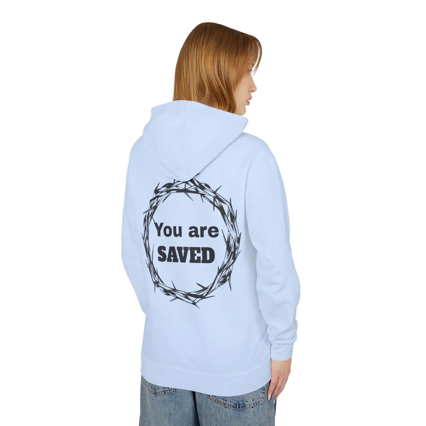 "Don't Forget Why", Faith-Inspired Lightweight Hoodie - Sheep Of Jesus