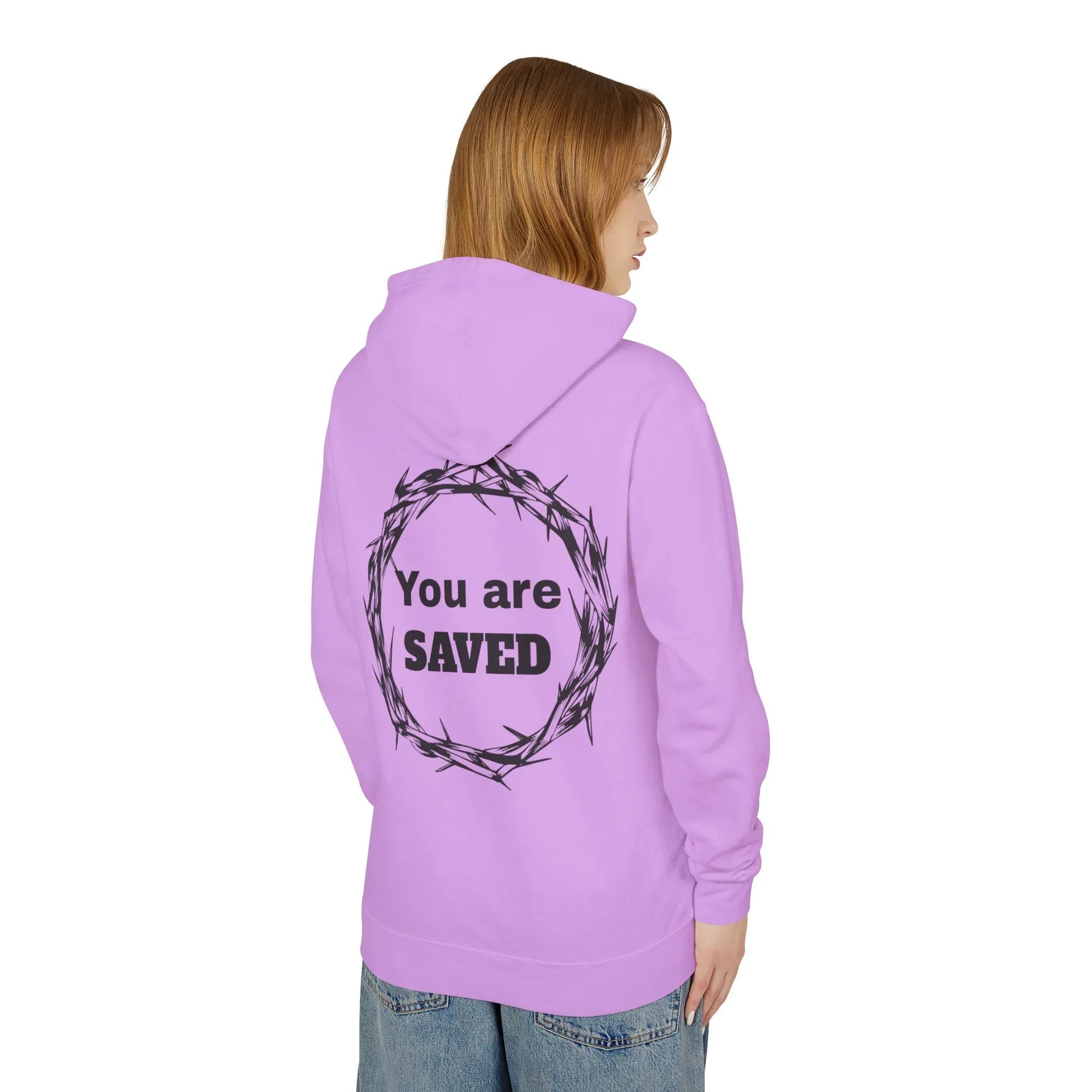 "Don't Forget Why", Faith-Inspired Lightweight Hoodie - Sheep Of Jesus