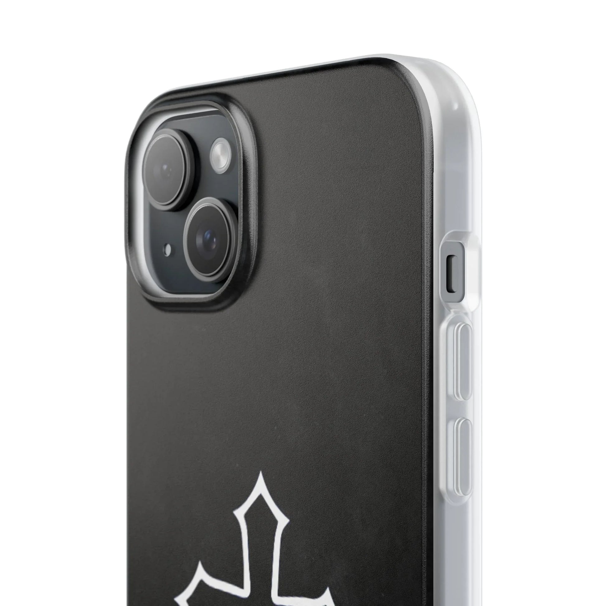 Black Christian Cross Phone Case - Flexible Edition - Sheep Of Jesus