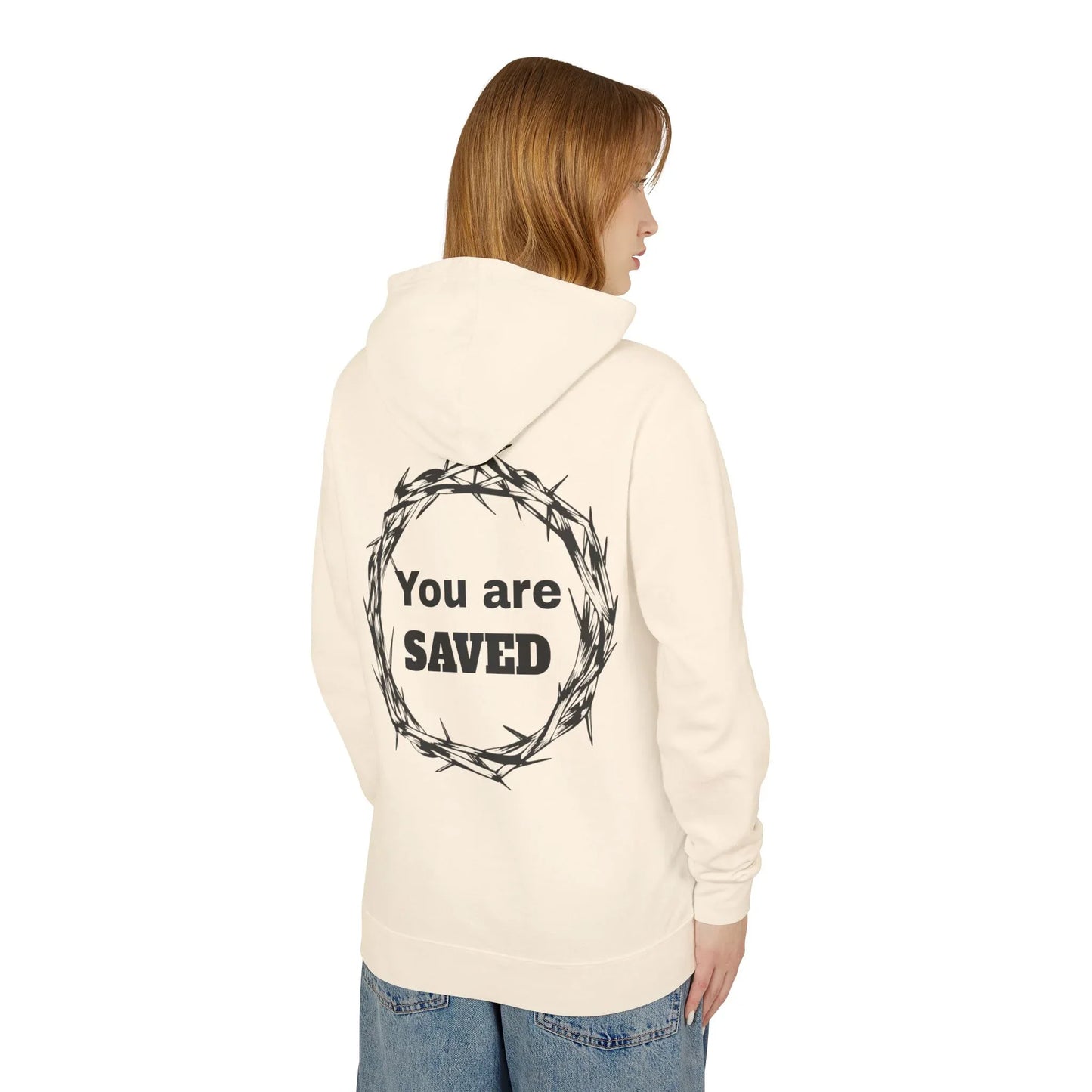 "Don't Forget Why", Faith-Inspired Lightweight Hoodie - Sheep Of Jesus