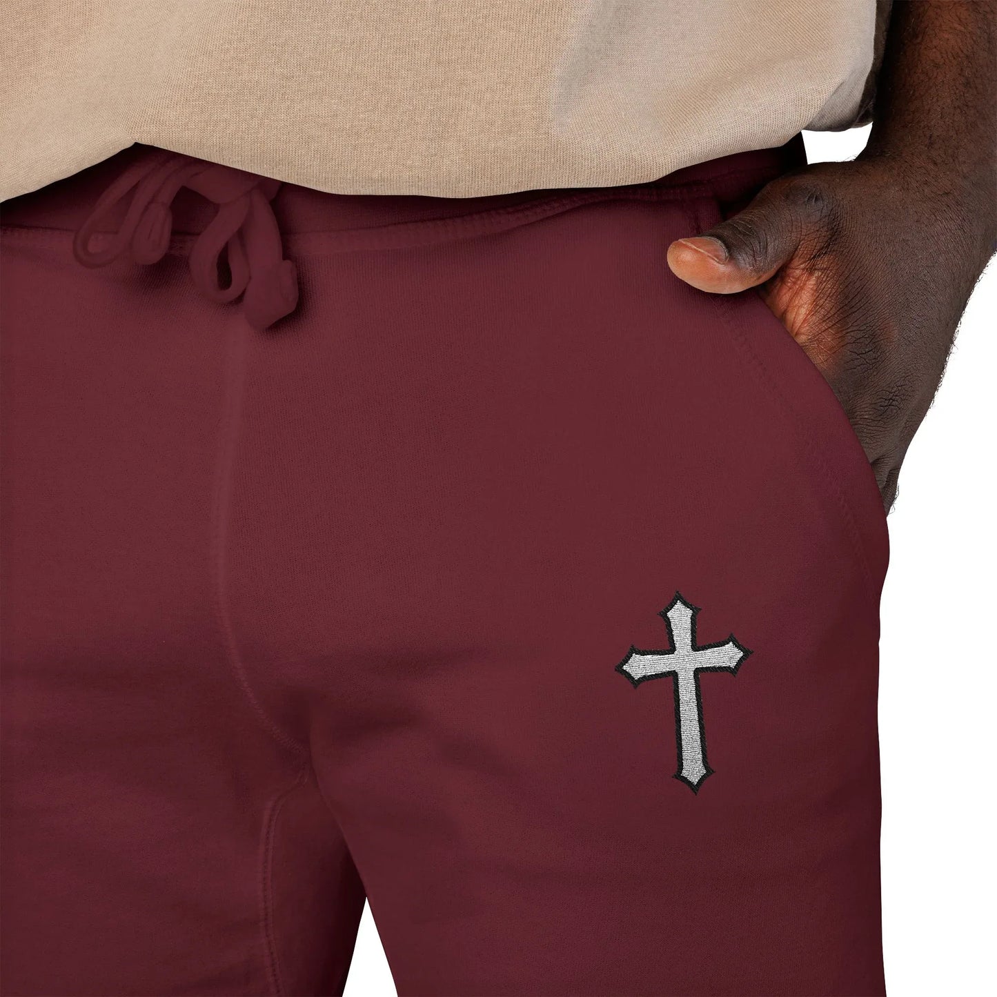 Cozy Religious Joggers - Sheep Of Jesus