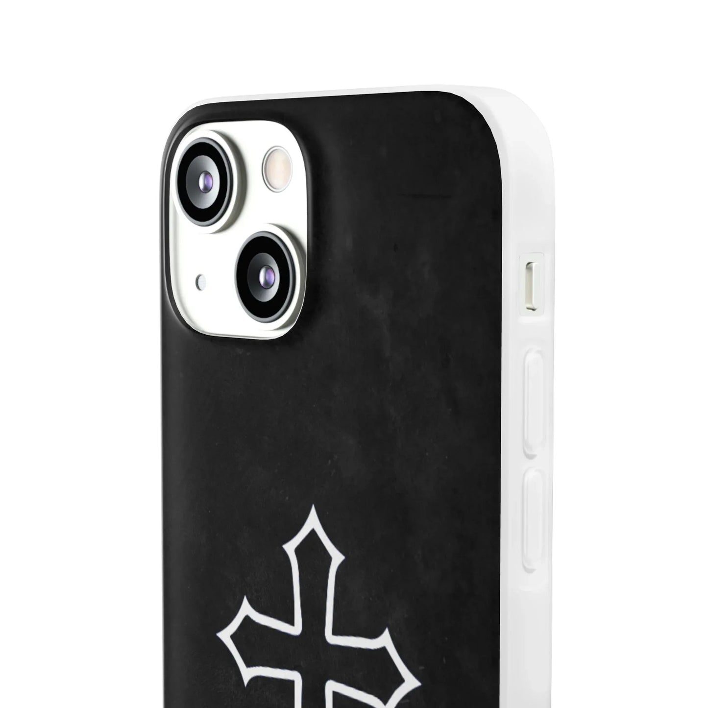 Black Christian Cross Phone Case - Flexible Edition - Sheep Of Jesus