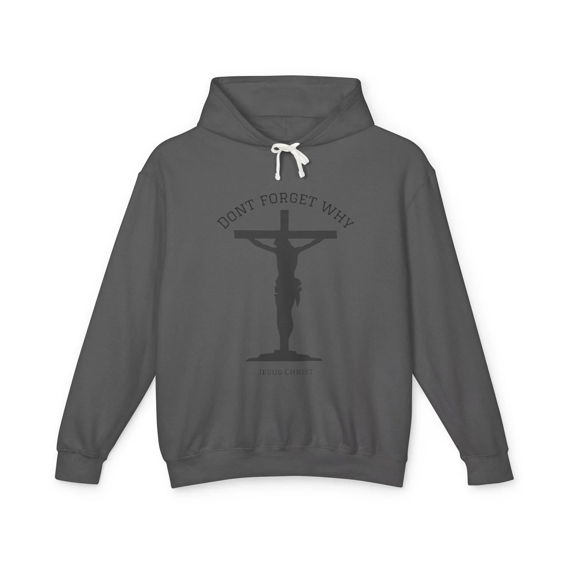 "Don't Forget Why", Faith-Inspired Lightweight Hoodie - Sheep Of Jesus