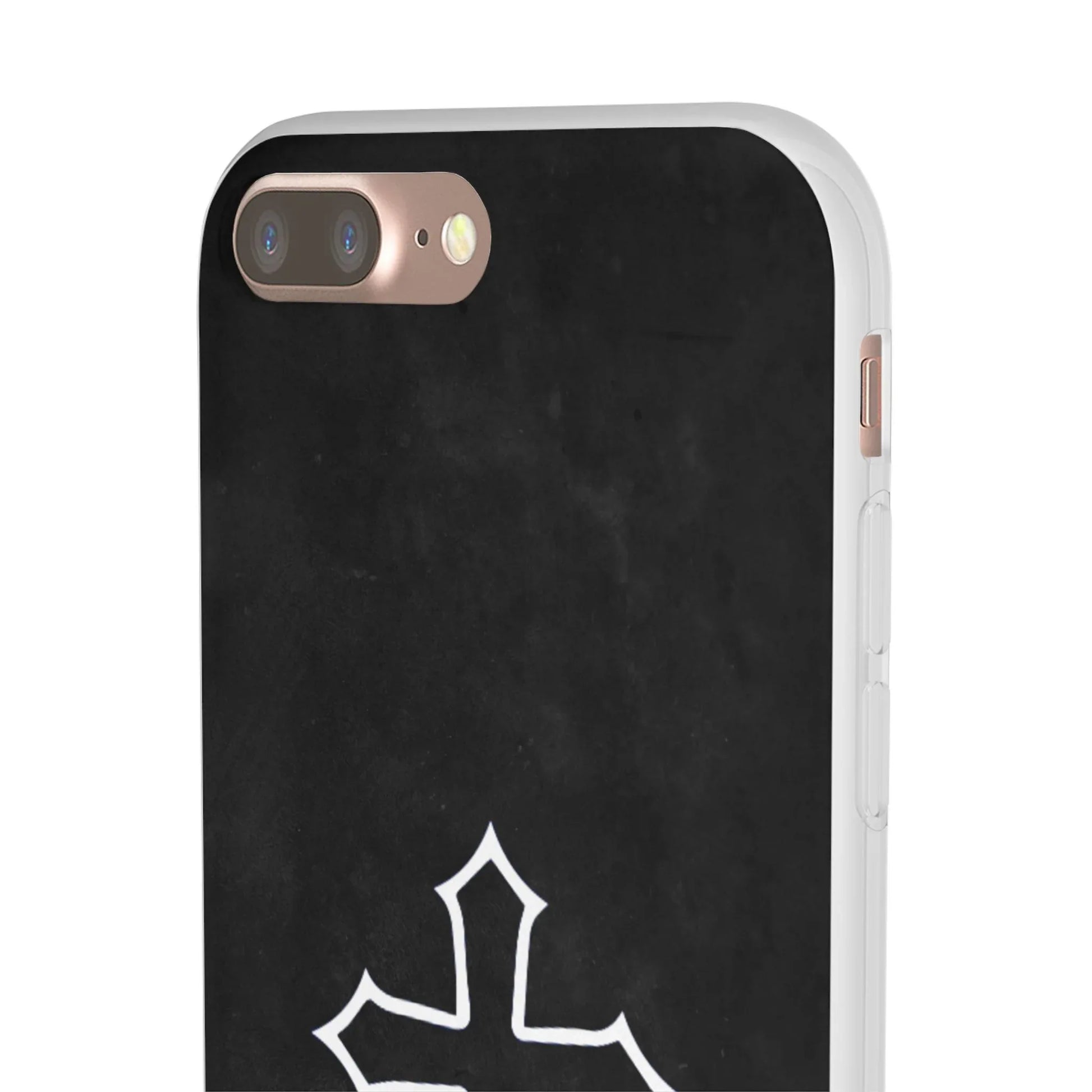 Black Christian Cross Phone Case - Flexible Edition - Sheep Of Jesus