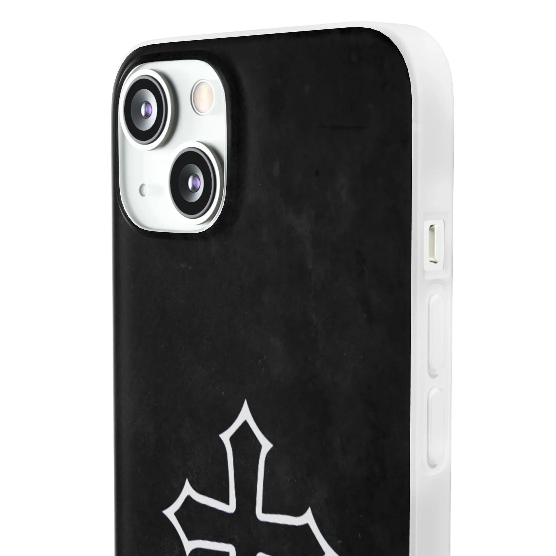 Black Christian Cross Phone Case - Flexible Edition - Sheep Of Jesus
