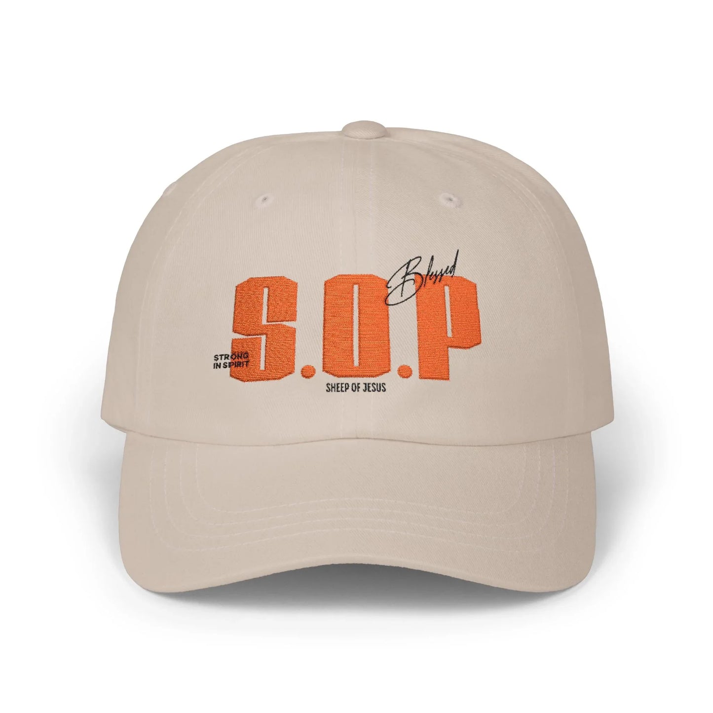 S.O.P. Embroidered Classic Dad Cap - Sheep Of Jesus