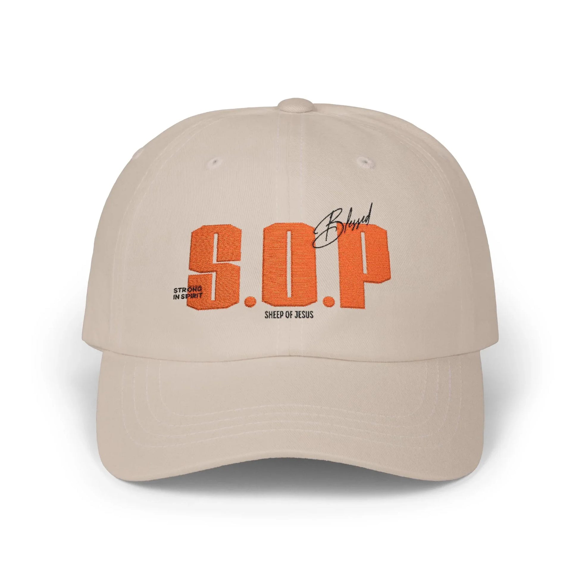 S.O.P. Embroidered Classic Dad Cap - Sheep Of Jesus