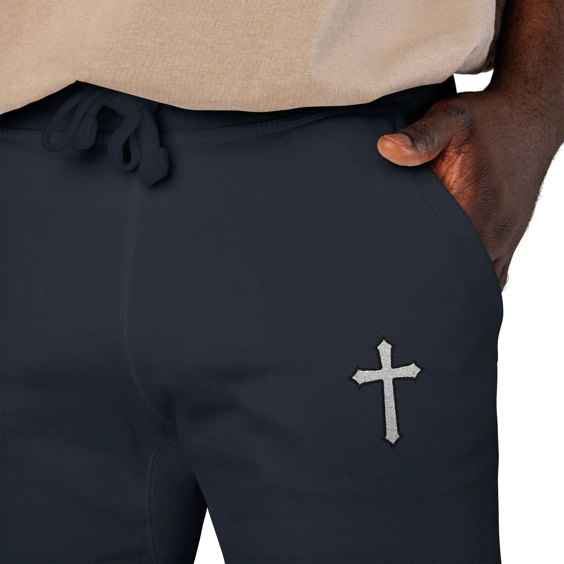 Cozy Religious Joggers - Sheep Of Jesus