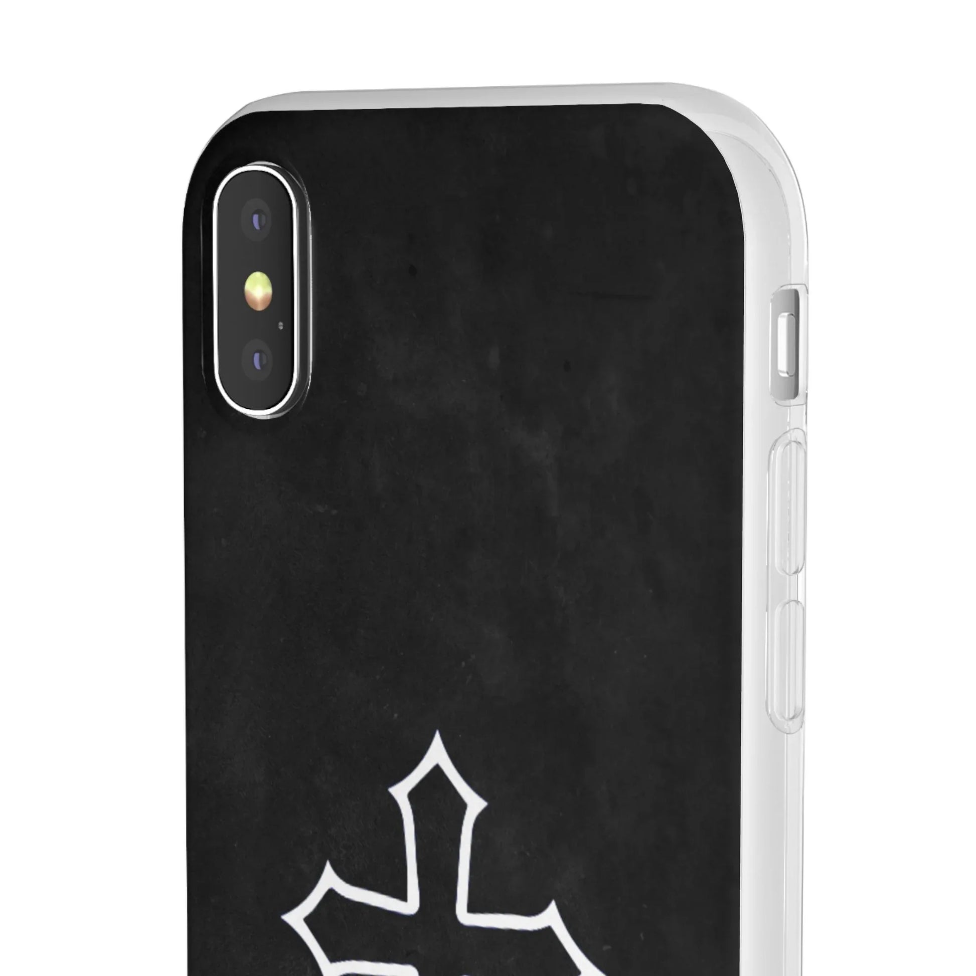 Black Christian Cross Phone Case - Flexible Edition - Sheep Of Jesus
