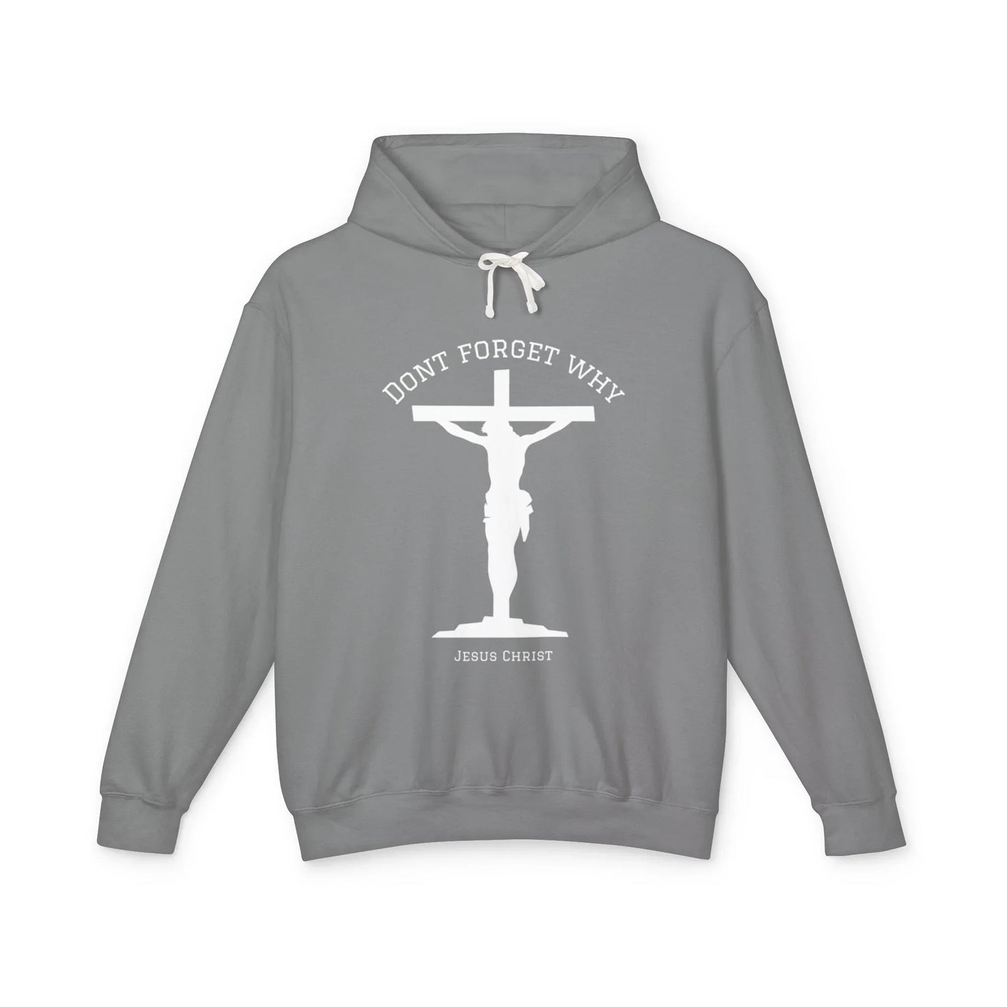 "Don't Forget Why", Faith-Inspired Lightweight Hoodie - Sheep Of Jesus