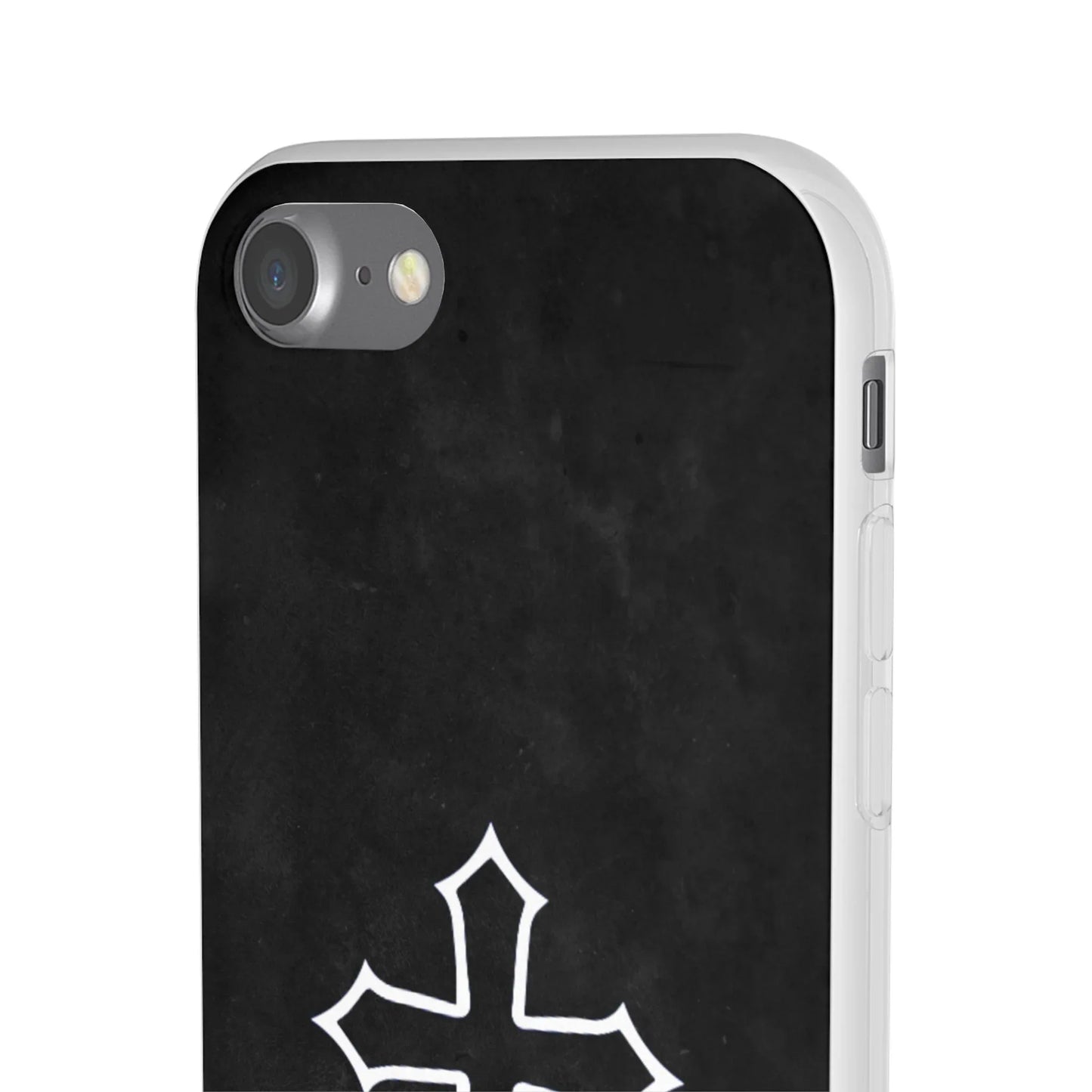 Black Christian Cross Phone Case - Flexible Edition - Sheep Of Jesus