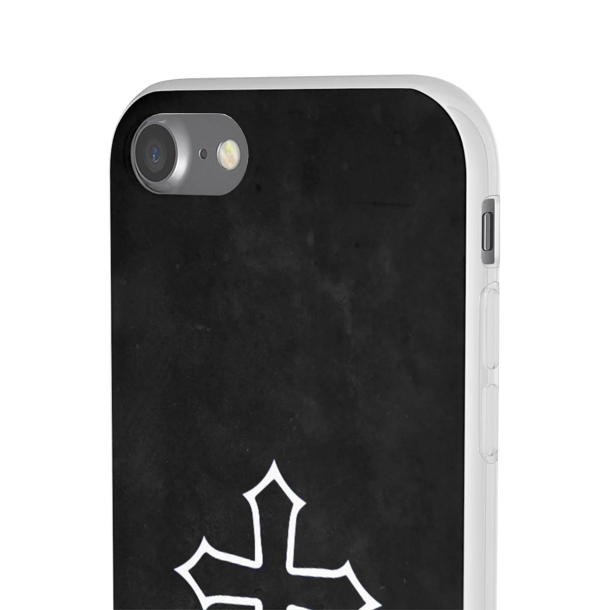 Black Christian Cross Phone Case - Flexible Edition - Sheep Of Jesus