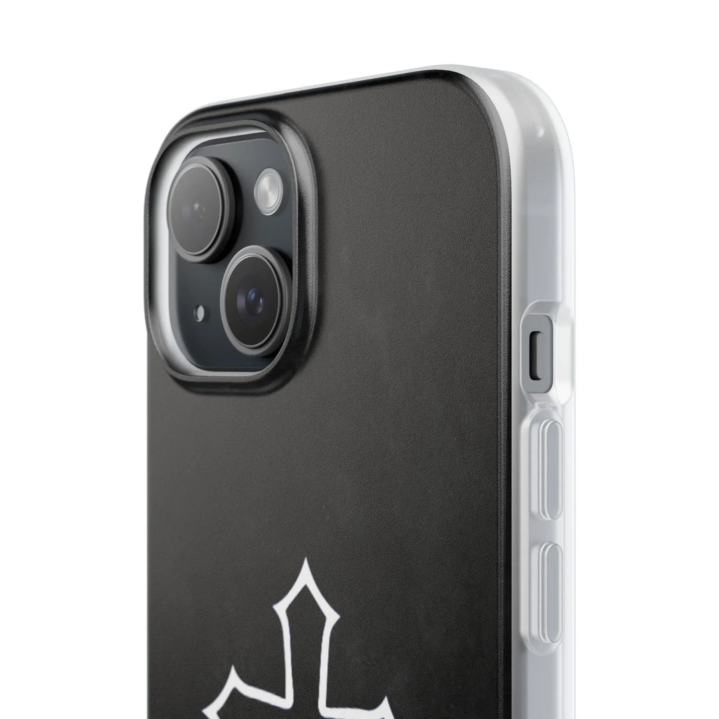 Black Christian Cross Phone Case - Flexible Edition - Sheep Of Jesus