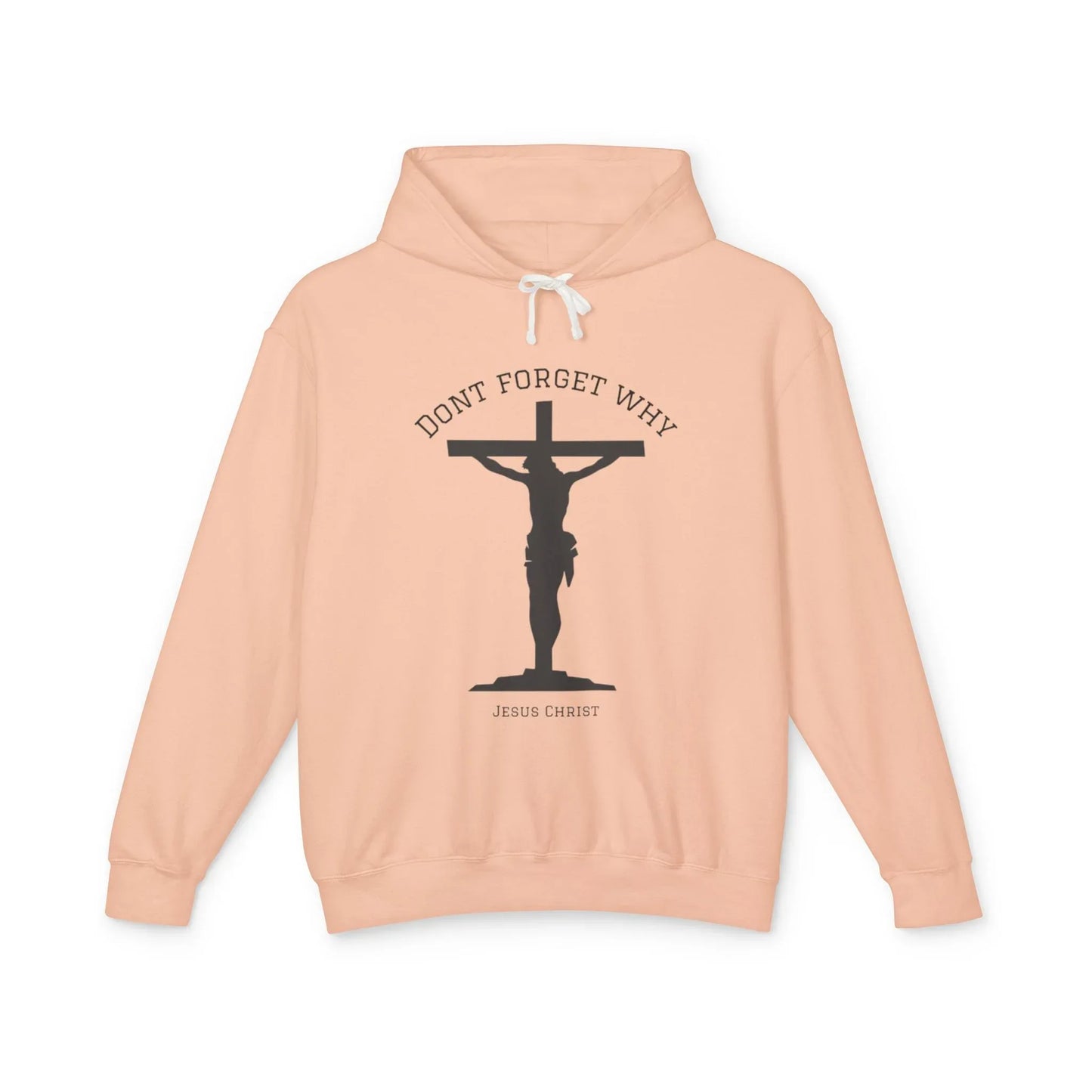 "Don't Forget Why", Faith-Inspired Lightweight Hoodie - Sheep Of Jesus