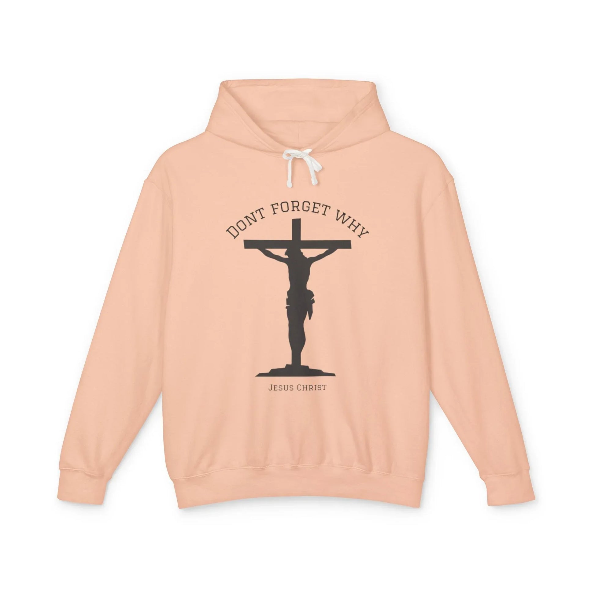 "Don't Forget Why", Faith-Inspired Lightweight Hoodie - Sheep Of Jesus