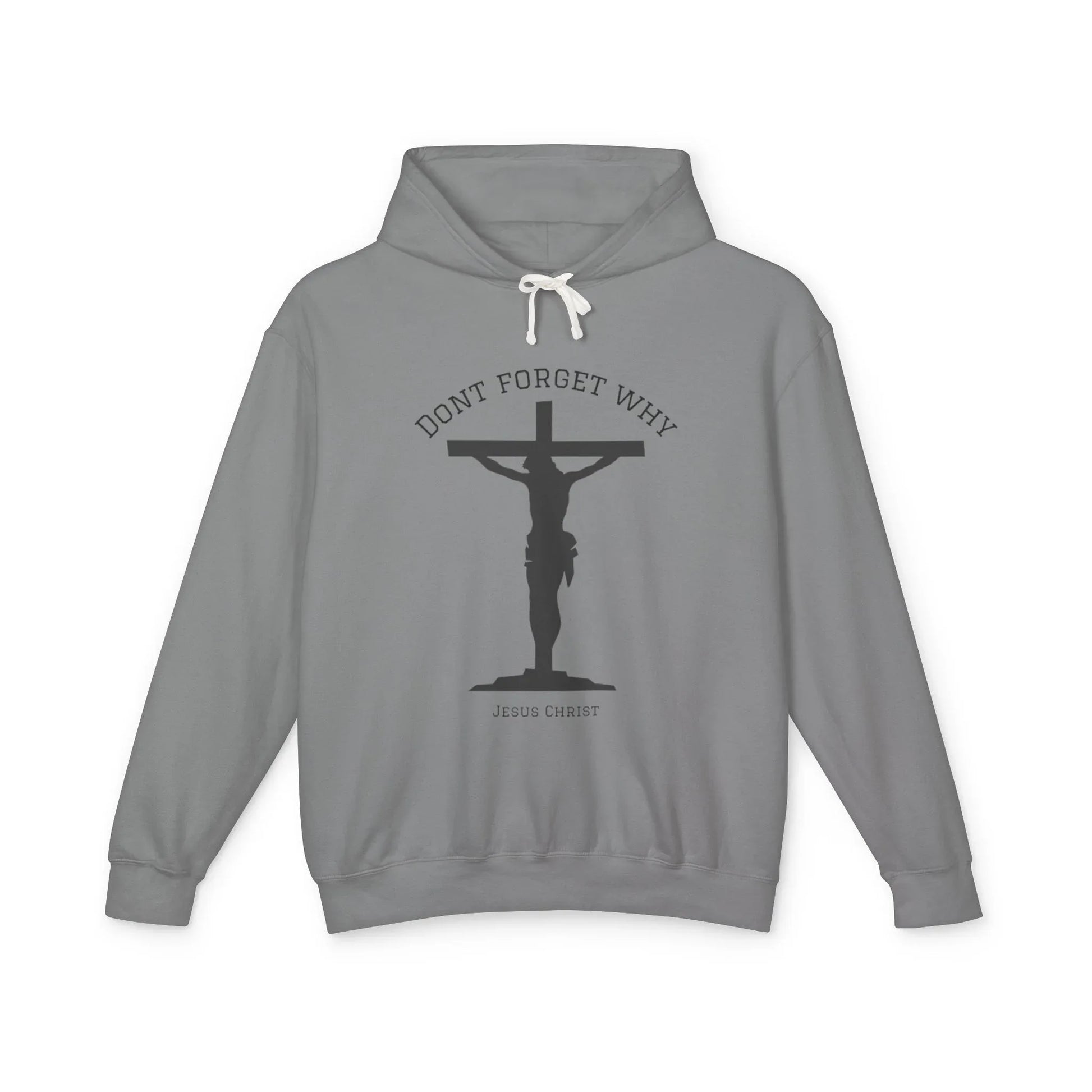 "Don't Forget Why", Faith-Inspired Lightweight Hoodie - Sheep Of Jesus