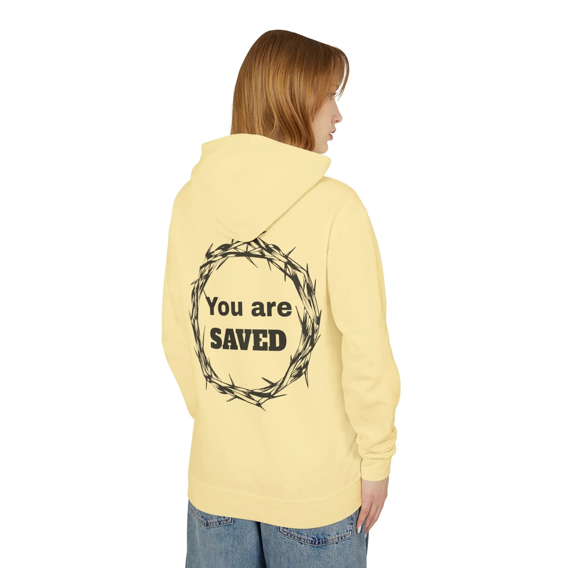 "Don't Forget Why", Faith-Inspired Lightweight Hoodie - Sheep Of Jesus