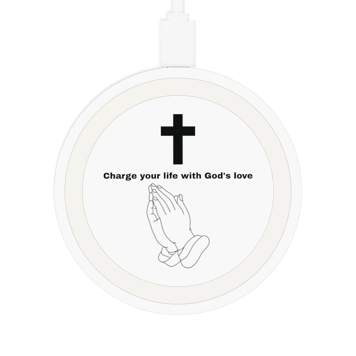 Christian Wireless Charging Pad, Charge your life with God's love - Sheep Of Jesus