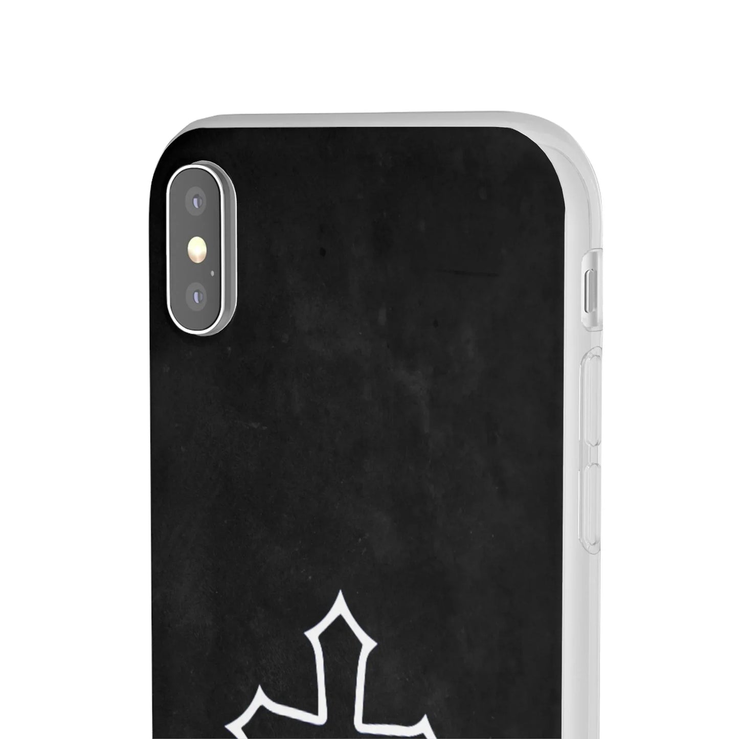Black Christian Cross Phone Case - Flexible Edition - Sheep Of Jesus