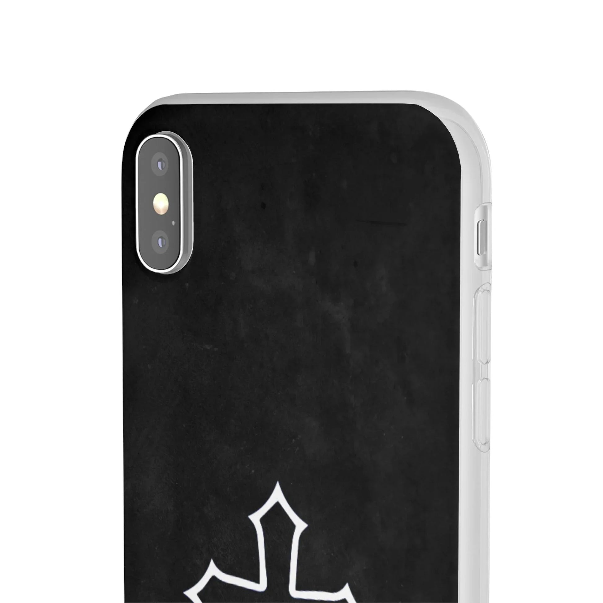 Black Christian Cross Phone Case - Flexible Edition - Sheep Of Jesus