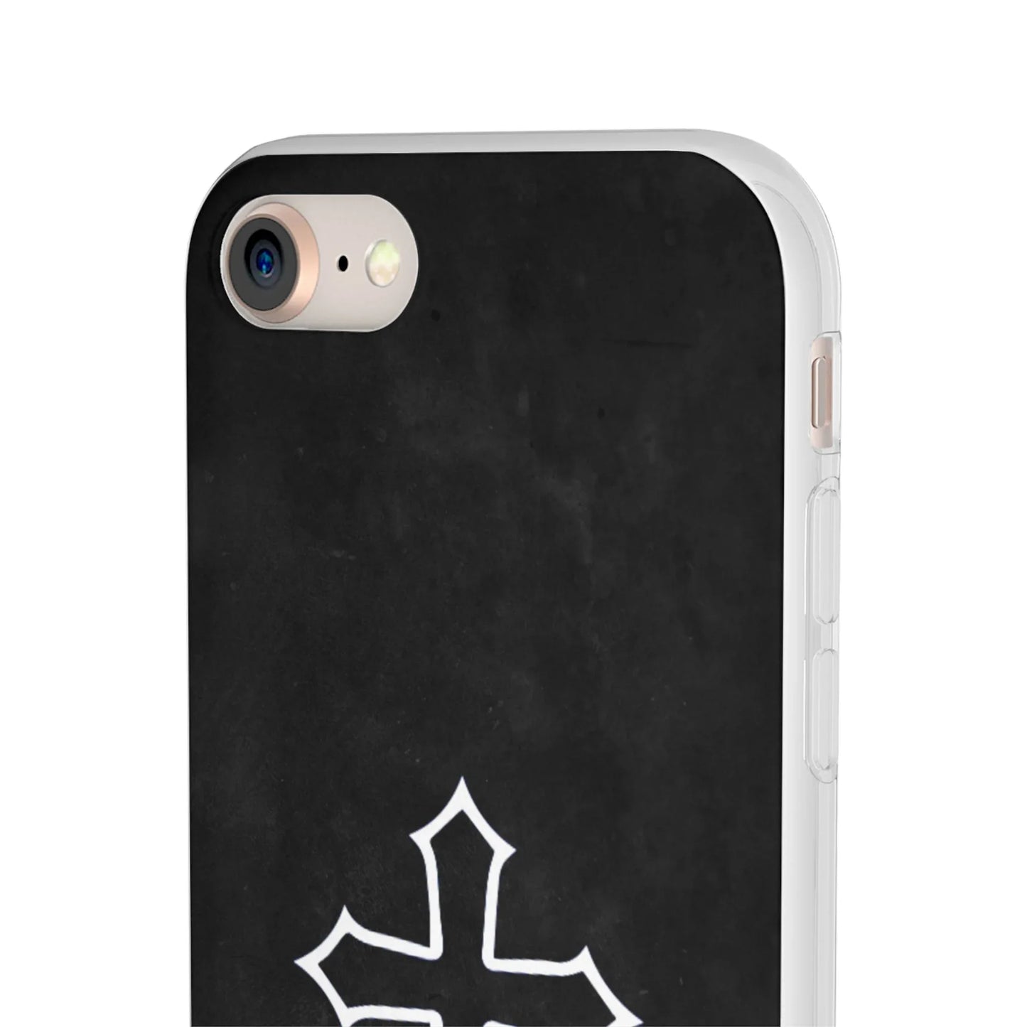 Black Christian Cross Phone Case - Flexible Edition - Sheep Of Jesus