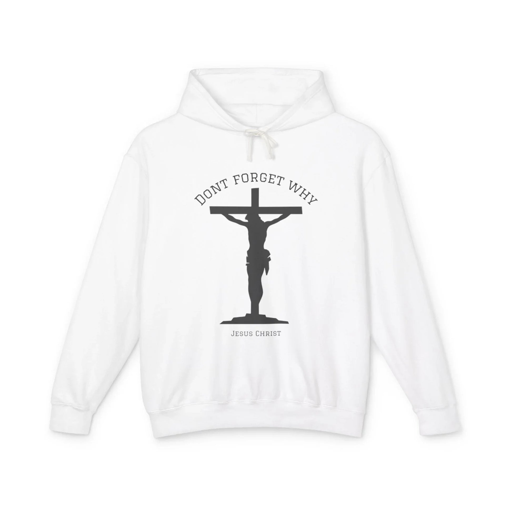 "Don't Forget Why", Faith-Inspired Lightweight Hoodie - Sheep Of Jesus