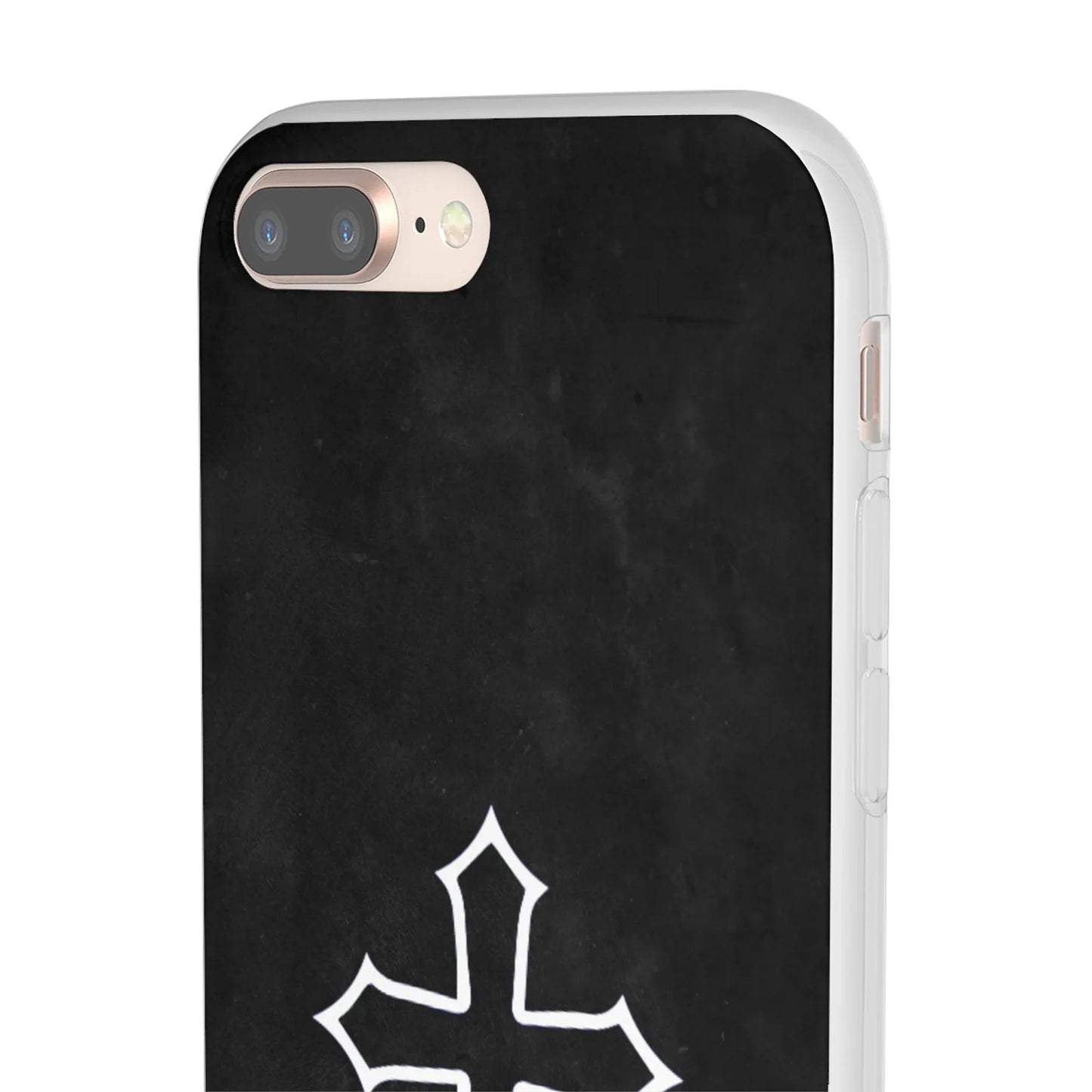 Black Christian Cross Phone Case - Flexible Edition - Sheep Of Jesus