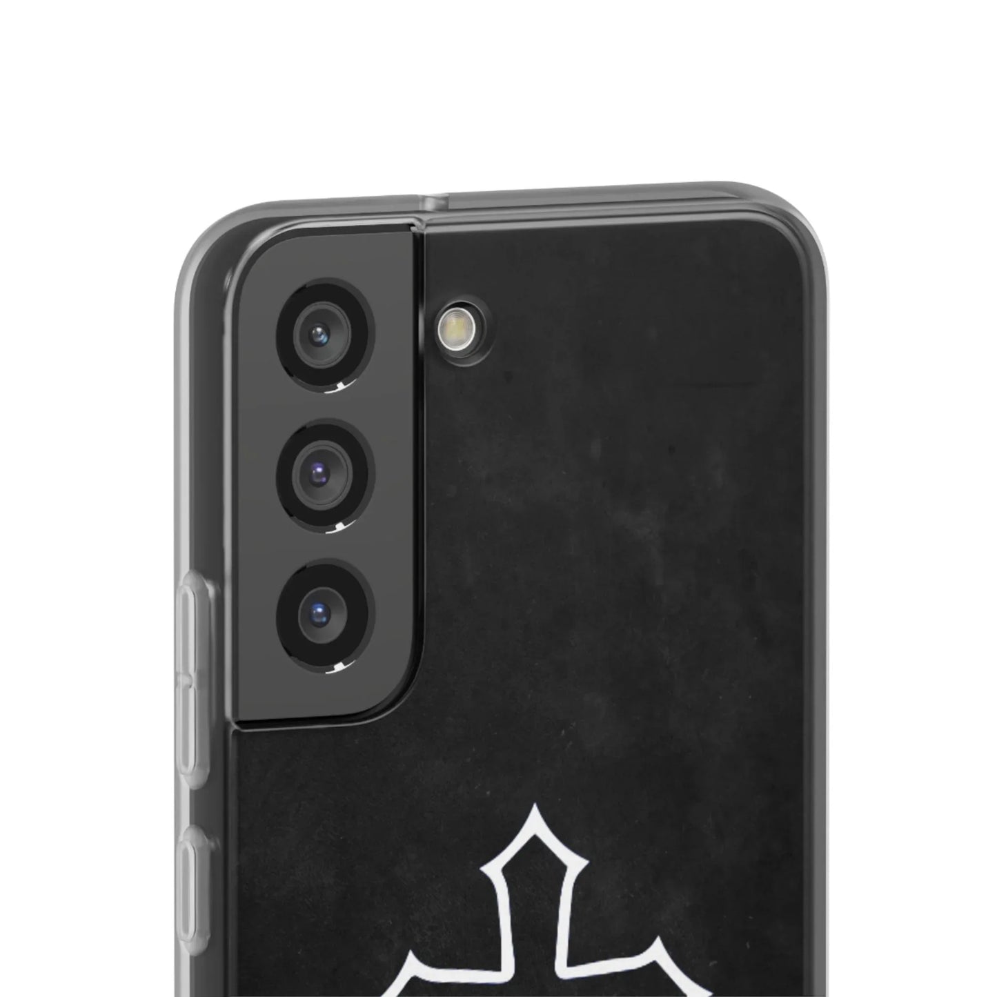 Black Christian Cross Phone Case - Flexible Edition - Sheep Of Jesus