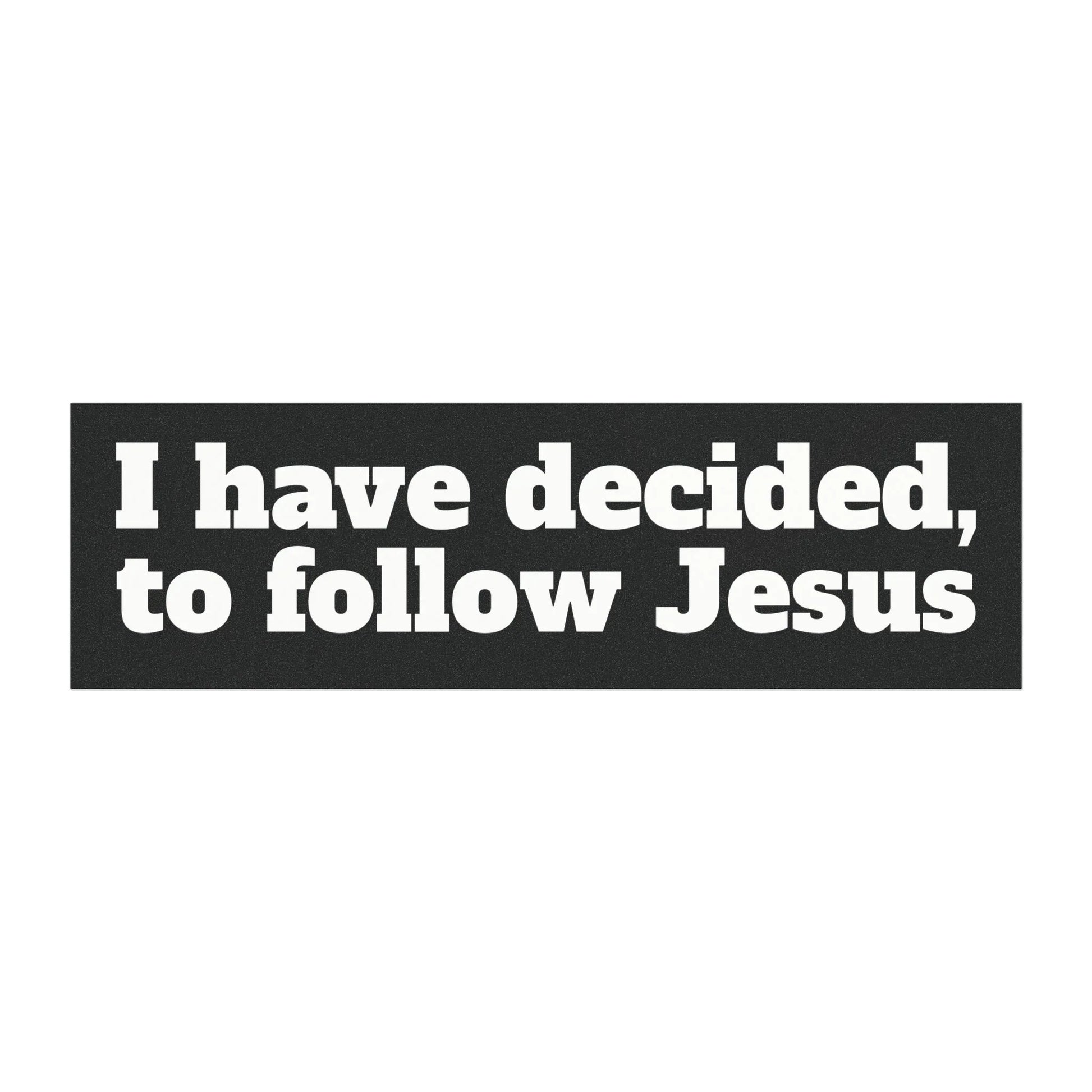 Inspirational Car Magnet - I Follow Jesus, Christian Auto Decal, Faith-Based Vehicle Decor, Religious Gift, Shepherd Quote - Sheep Of Jesus
