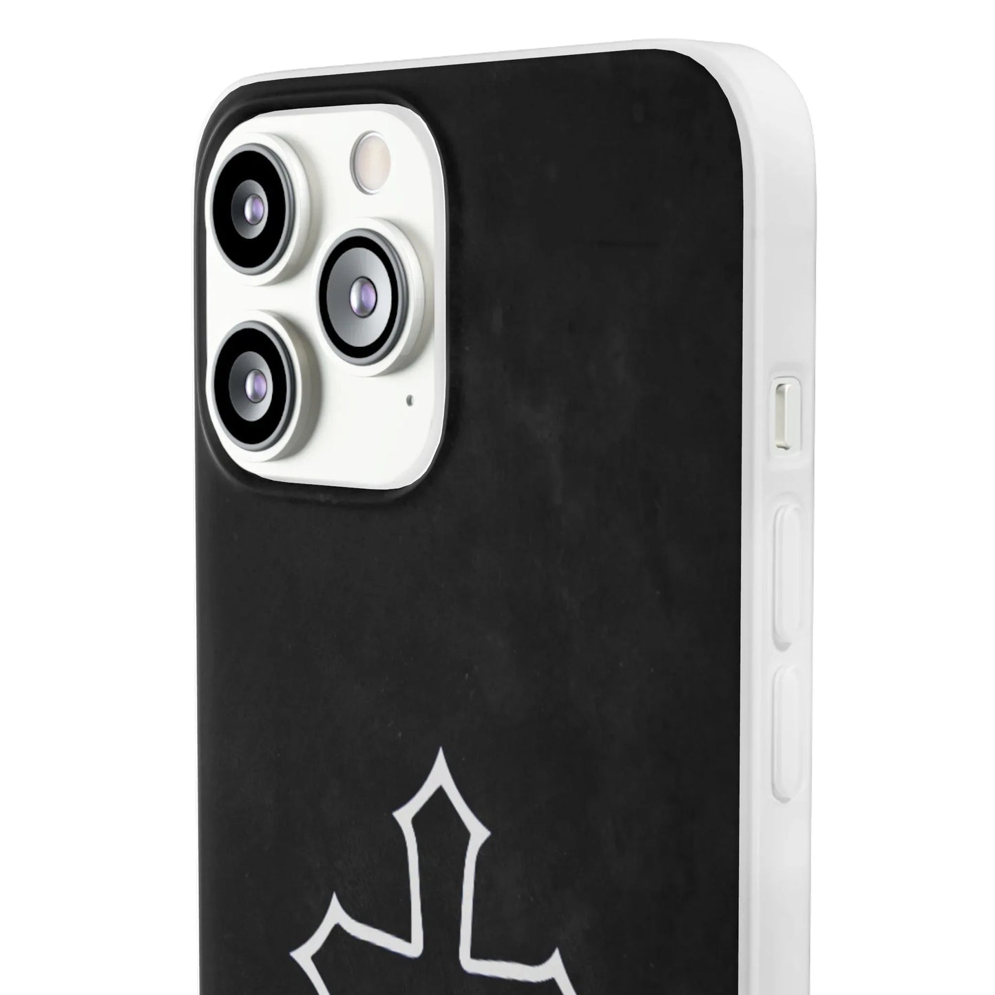Black Christian Cross Phone Case - Flexible Edition - Sheep Of Jesus